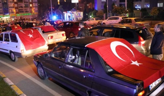 Aydın'da Zeytin Dalı Harekatı'na destek konvoyu...