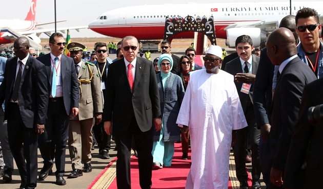 Cumhurbaşkanı Erdoğan Mali'de...