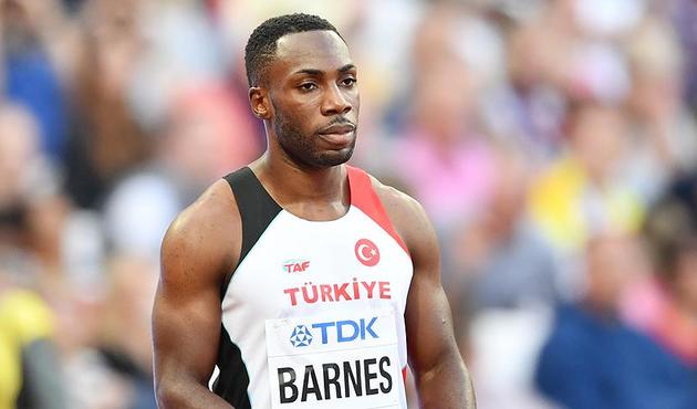 Milli atlet Emre Barnes final koştu...