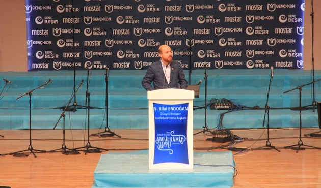 Bilal Erdoğan: Abdülhamit'i yediler, Erdoğan'ı yedirmeyeceğiz! / VİDEO