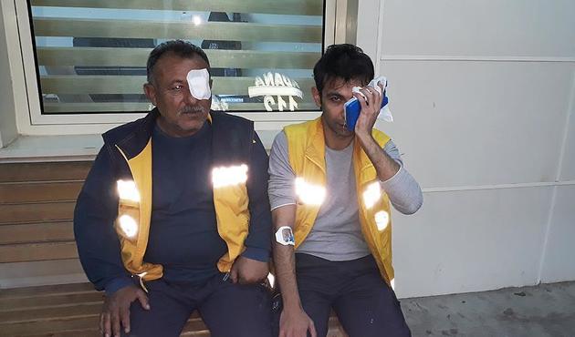 "Köpeği hastaneye götürün" dediler, sonra dövdüler!