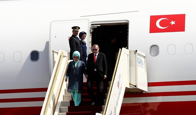 Cumhurbaşkanı Erdoğan Mali'den ayrıldı...