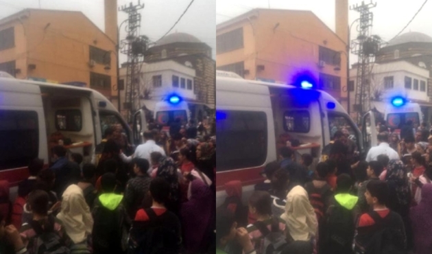 20 Ortaokul öğrencisi hastaneye kaldırıldı...