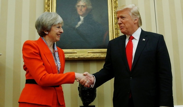 May ve Trump Doğu Guta'yı görüştü...