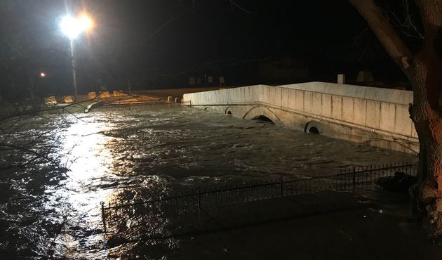 Tunca nehri taştı!