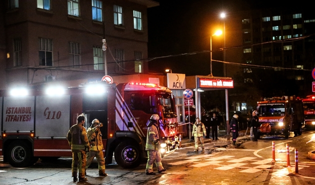 Çapa Tıp Fakültesi'nde yangın!