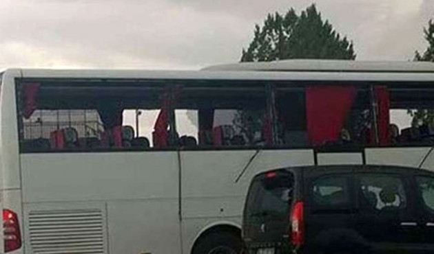 Sarıyer takım otobüsüne, Diyarbakır'da saldırı!