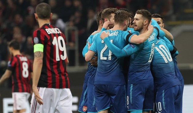 Arsenal, Milan'ı deplasmanda devirdi!