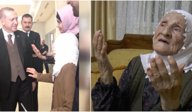 Erdoğan'ına kavuşan 105 yaşındaki Fikriye Nine konuştu...