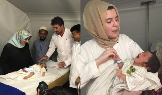 Yeni doğan bebeklerine Recep Tayyip adını verdiler...