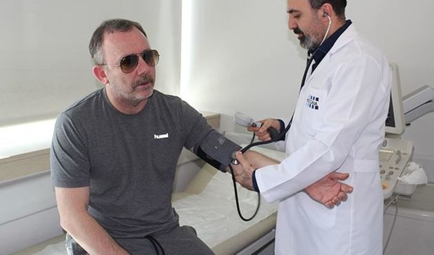 Sergen Yalçın sağlık kontrolünden geçti!