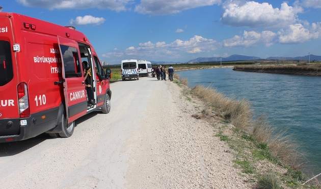 Adana'da sulama kanalı faciası...