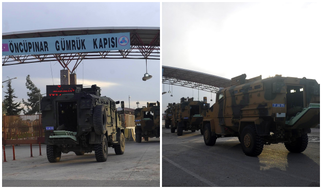 JÖH ve PÖH'ler kuşatma için 100 zırhlı ile Afrin'e gidiyor! / VİDEO