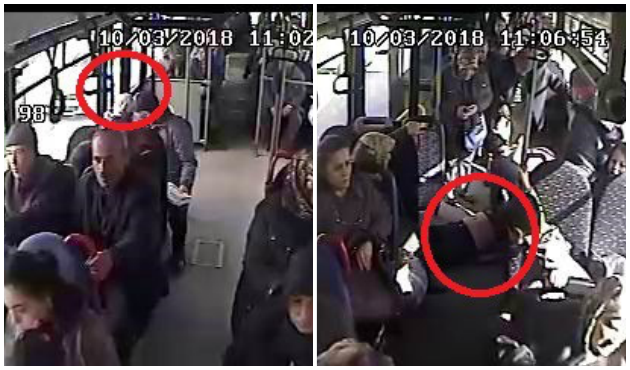 Halk otobüsündekiler şoke oldu! Kurtarılamadı... / VİDEO