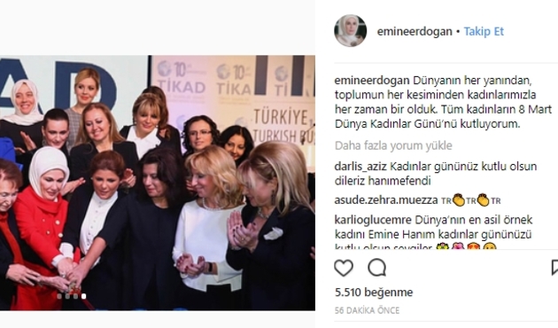 Emine Erdoğan'dan ilk Instagram paylaşımı...