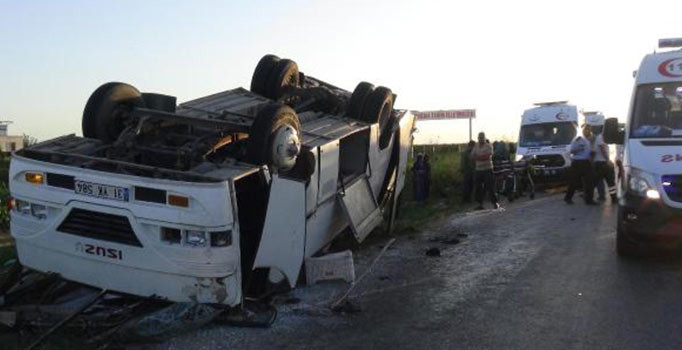 Adana'da feci kaza: 32 yaralı