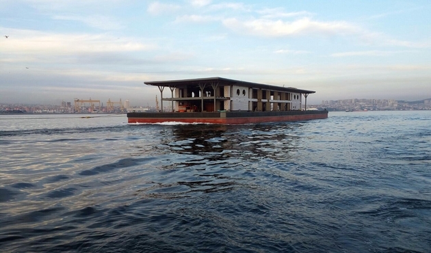 Yeni Karaköy iskelesi Tuzla'dan yola çıktı/VİDEO...