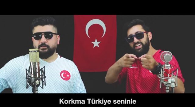''Günah Benim'' şarkısını Millilere uyarladılar... ''Ay Bizim Yıldız Bizim'' (VIDEO)
