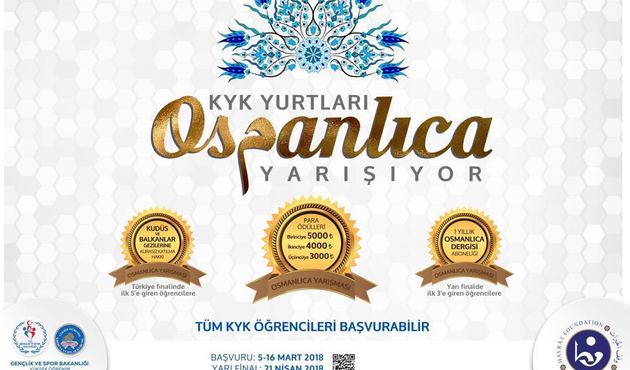 KYK’dan Osmanlı Türkçesi Yarışması...
