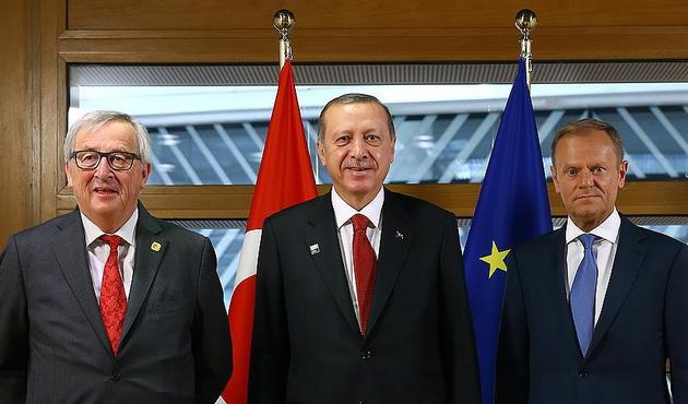 Türkiye-AB ilişkilerinin geleceğini belirleyecek zirve! Erdoğan, Tusk ve Junker buluşuyor...