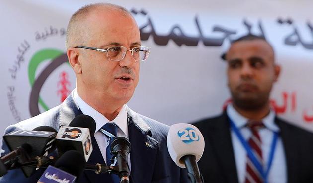 Filistin Başbakanı'nın konvoyunda patlama!