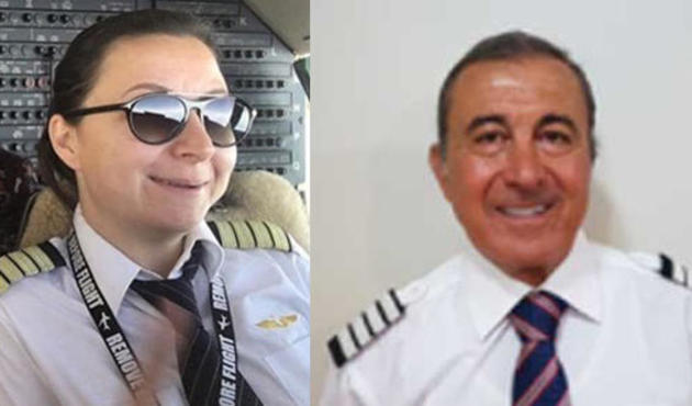 Pilot baba, kayıp olan pilot kızını kuleye sordu!