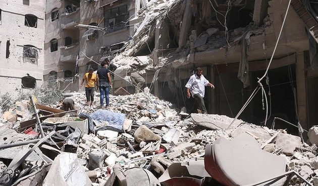 Doğu Guta'da katliam devam ediyor: 40 ölü...