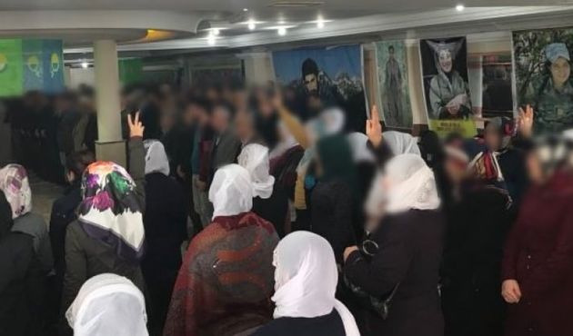 Afrin'de ölen teröristler için İstanbul'da anma yaptılar!