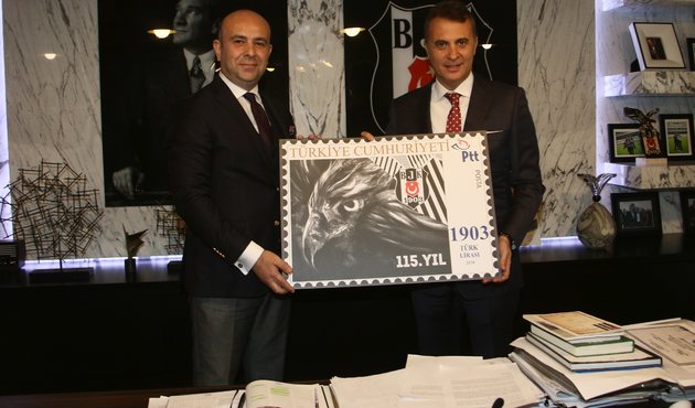 Beşiktaş'ın 115. yılına özel PTT zarfı!