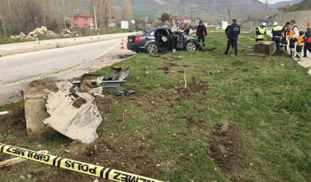 Fakıbaba'yı korumakla görevli polisler kaza yaptı!