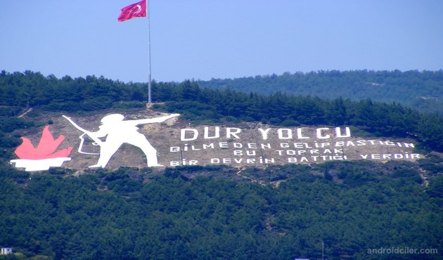 Çanakkale'nin simgesi olan o yazıya itiraz var: Silinmeli!