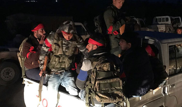 TSK ve ÖSO Afrin'de zılgıtlarla karşılandılar!