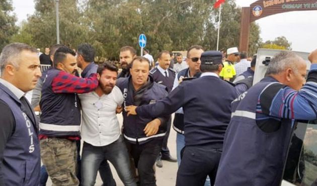 KKTC'de Nevruz gerginliği! Gözaltılar var...