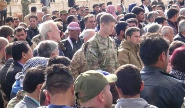 ABD'li komutan PKK'lı Ömer Alluş'un cenazesine katıldı...
