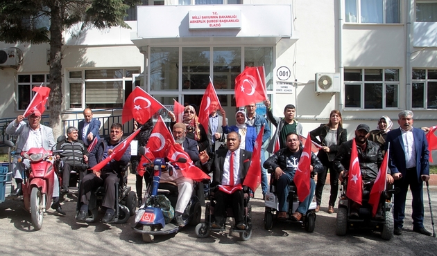 Engellilerden gönüllü askerlik başvurusu...