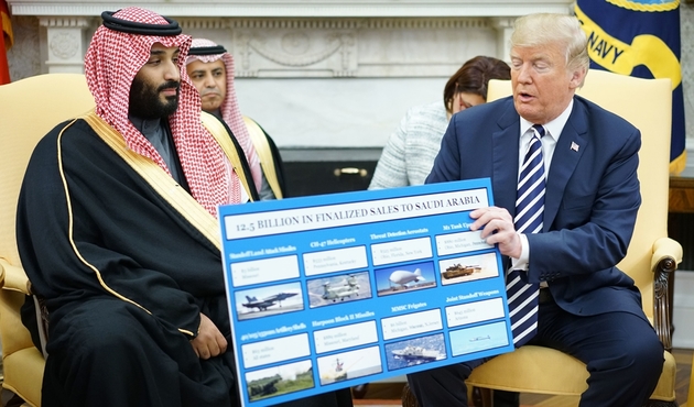 Trump'tan Prens Selman'a çizelgeli karşılama...
