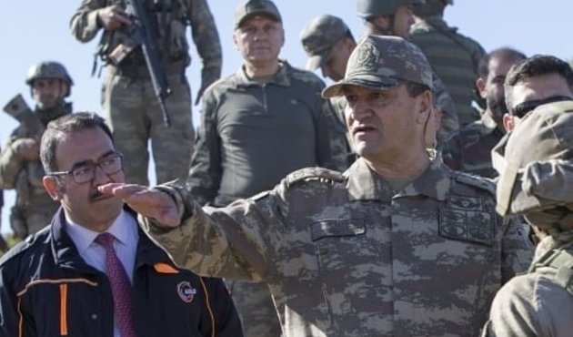 Zeytin Dalı Harekatı'nı yöneten Korgeneral İsmail Metin Temel Afrin'de