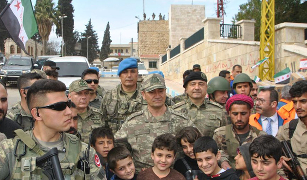 2. Ordu Komutanı Temel Afrin'de...