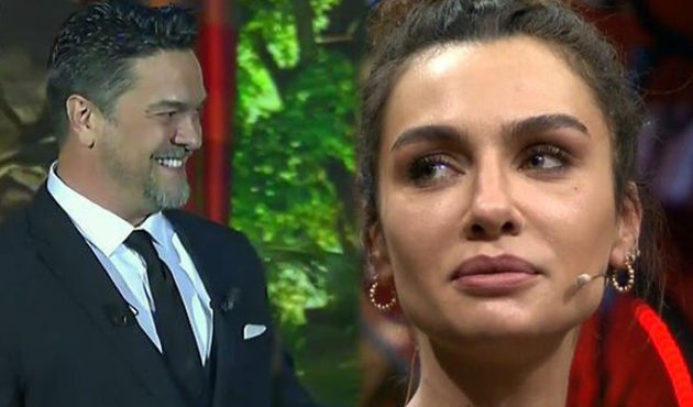 Birce Akalay'ın kaşları Beyaz Show'a damga vurdu! /VİDEO