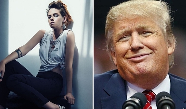 Kristen Stewart'tan şok Trump açıklaması: Benim için deliriyor