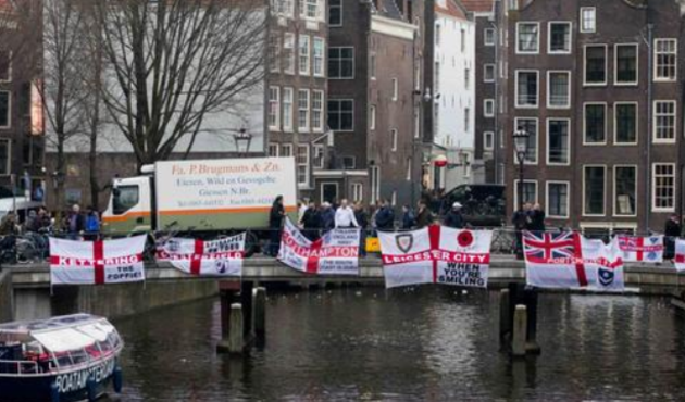 İngiliz holiganlar Hollanda'da olay çıkarttı!