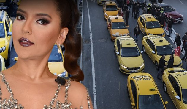 Atarlı popçu, Taksici-Uber kavgasına da el attı!