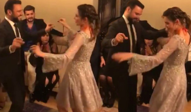 Buse Varol, altınları nedeniyle güçlükle dans etti! /VİDEO