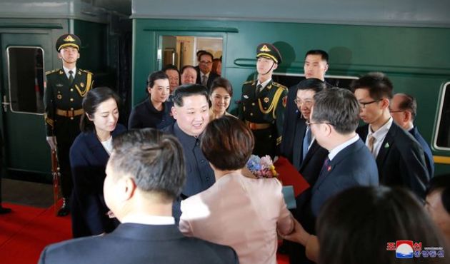 Kim Jong Un'un çok özel treninin içinden ilk görüntü!