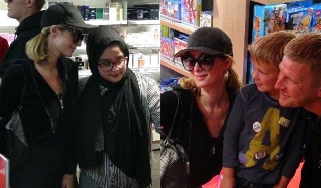 Atatürk Havalimanı'nda Paris Hilton hareketliliği...