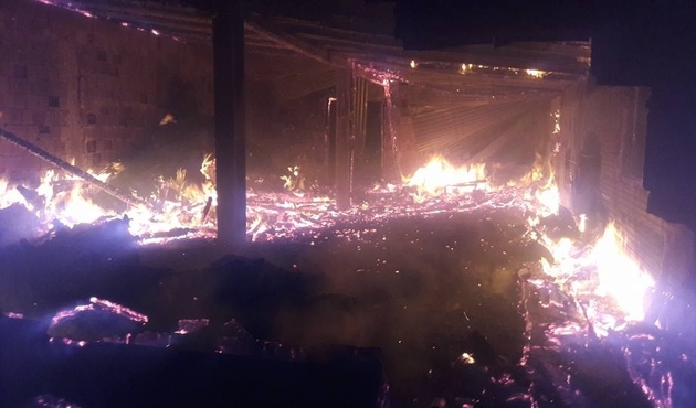 Giresun'da mandırada yangın faciası...