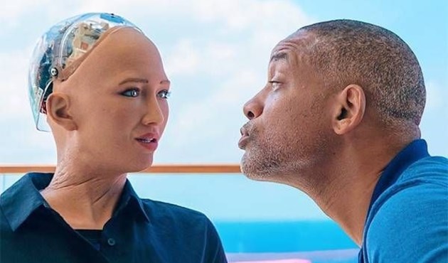 Robot Sophia, Will Smith'i demode buldu!