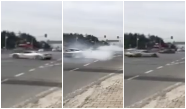 İstanbul'da drift terörü! İşte o tehlikeli anlar... / VİDEO