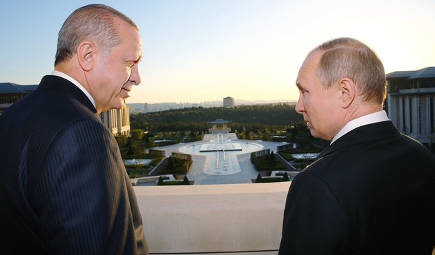 Cumhurbaşkanı Erdoğan'dan Rusça paylaşım!