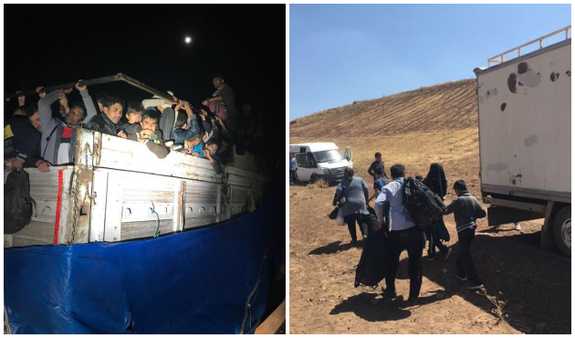 Sınırın her yerinden akın akın Türkiye'ye giriş yapıyorlar!